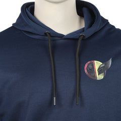 Eminent Men's Full Sleeves Hoodie - Navy Blue