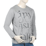 Eminent Men's Round Neck Full Sleeves T-Shirt - Frost Grey, Men's T-Shirts & Polos, Eminent, Chase Value