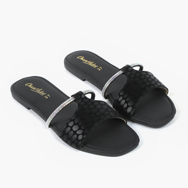 Women's Slipper - Black, Women Slippers, Chase Value, Chase Value