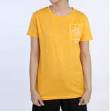 Women's Half Sleeves Printed T-shirt - Yellow, Women T-Shirts & Tops, Chase Value, Chase Value