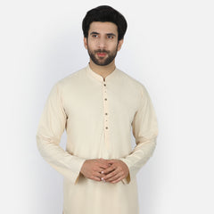 Eminent Men's Kurta Pajama Suit - Beige