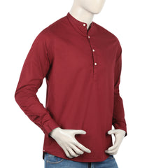 Eminent Men's Casual Plain Shirt - Maroon