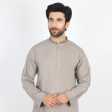 Men's Embroidered Stitched Shalwar Suit - Peach, Men's Shalwar Kameez, Chase Value, Chase Value