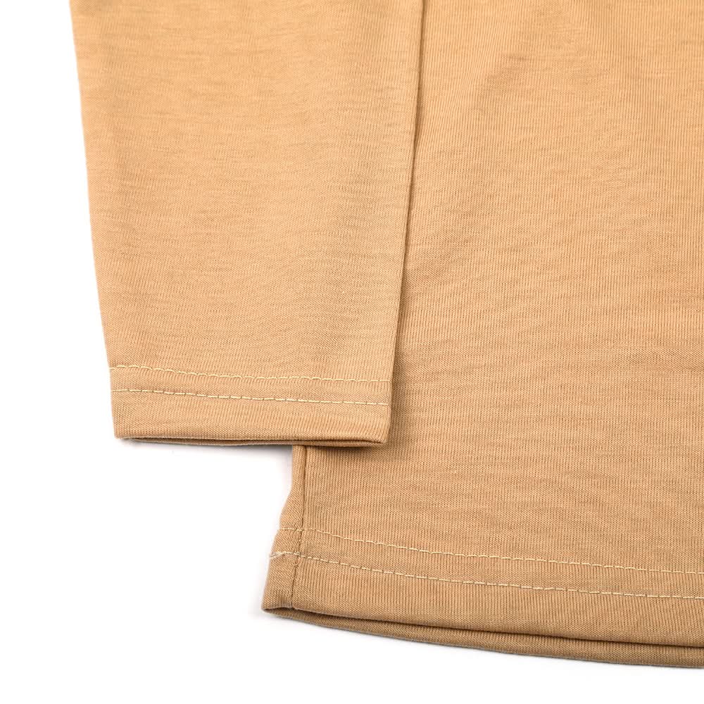 Boys Full Sleeves T-Shirt - Light Brown, Boys T-Shirts, Chase Value, Chase Value