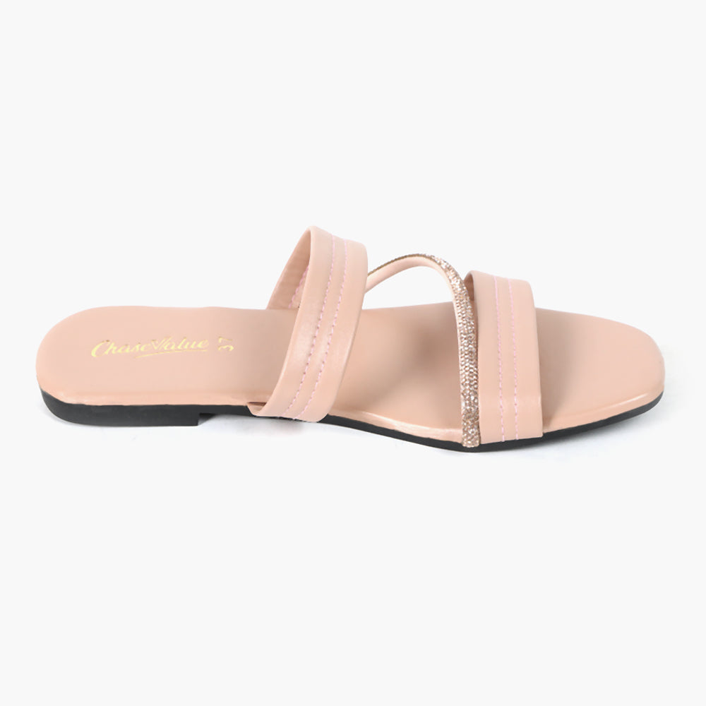 Women's Slipper - Peach, Women Slippers, Chase Value, Chase Value