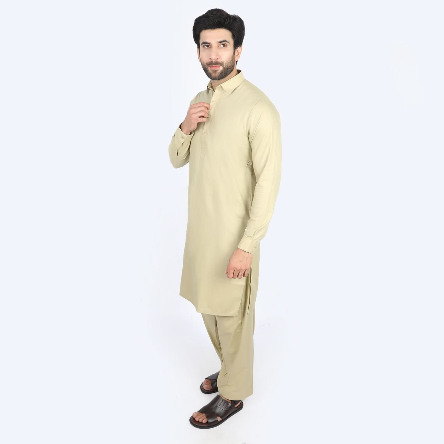 Men's Fancy Shalwar Suit - Slate, Men's Shalwar Kameez, Chase Value, Chase Value