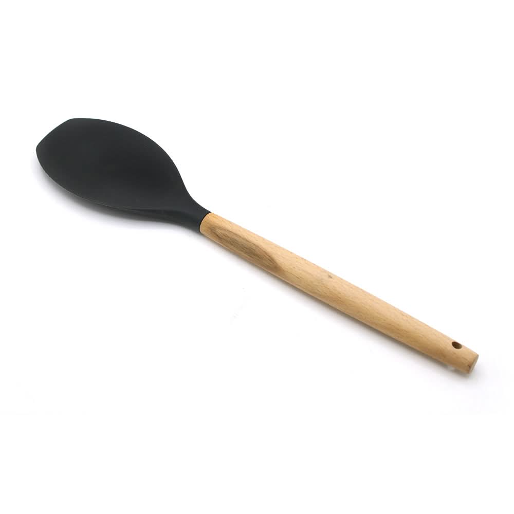 Spetula Wood Handle Spoon - Grey, Serving & Dining, Chase Value, Chase Value
