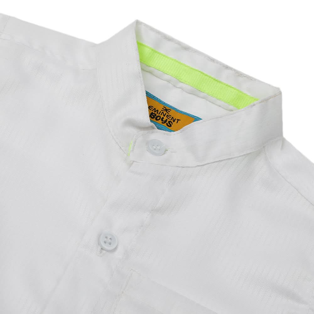 Eminent Boys Full Sleeves Causal Shirt - White, Boys Shirts, Eminent, Chase Value