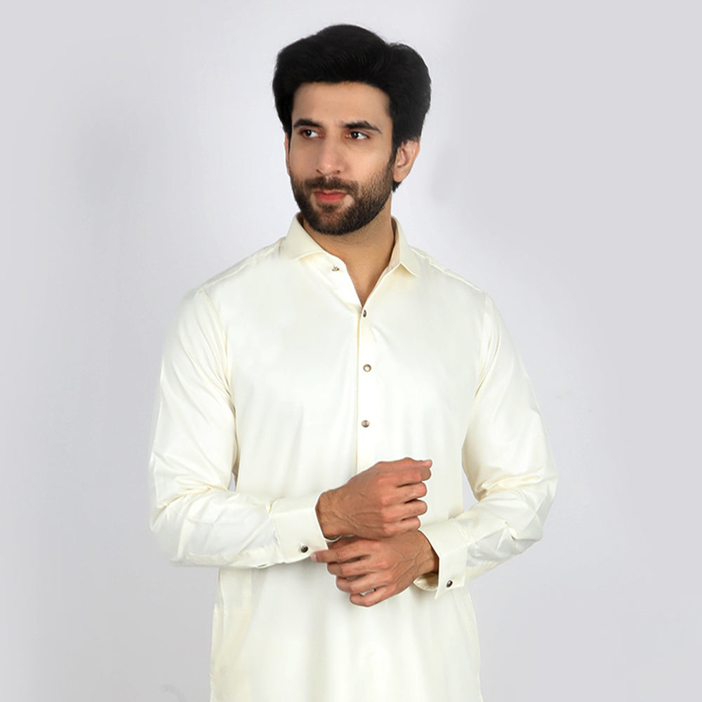 Eminent Men's Kameez Shalwar Suit - Cream, Men's Shalwar Kameez, Eminent, Chase Value