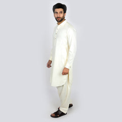 Eminent Men's Kameez Shalwar Suit - Cream