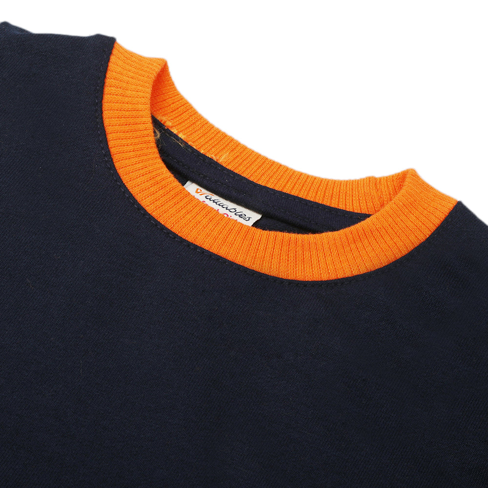 Newborn Girls Full Sleeves Romper Suit - Orange, Newborn Girls Rompers, Chase Value, Chase Value