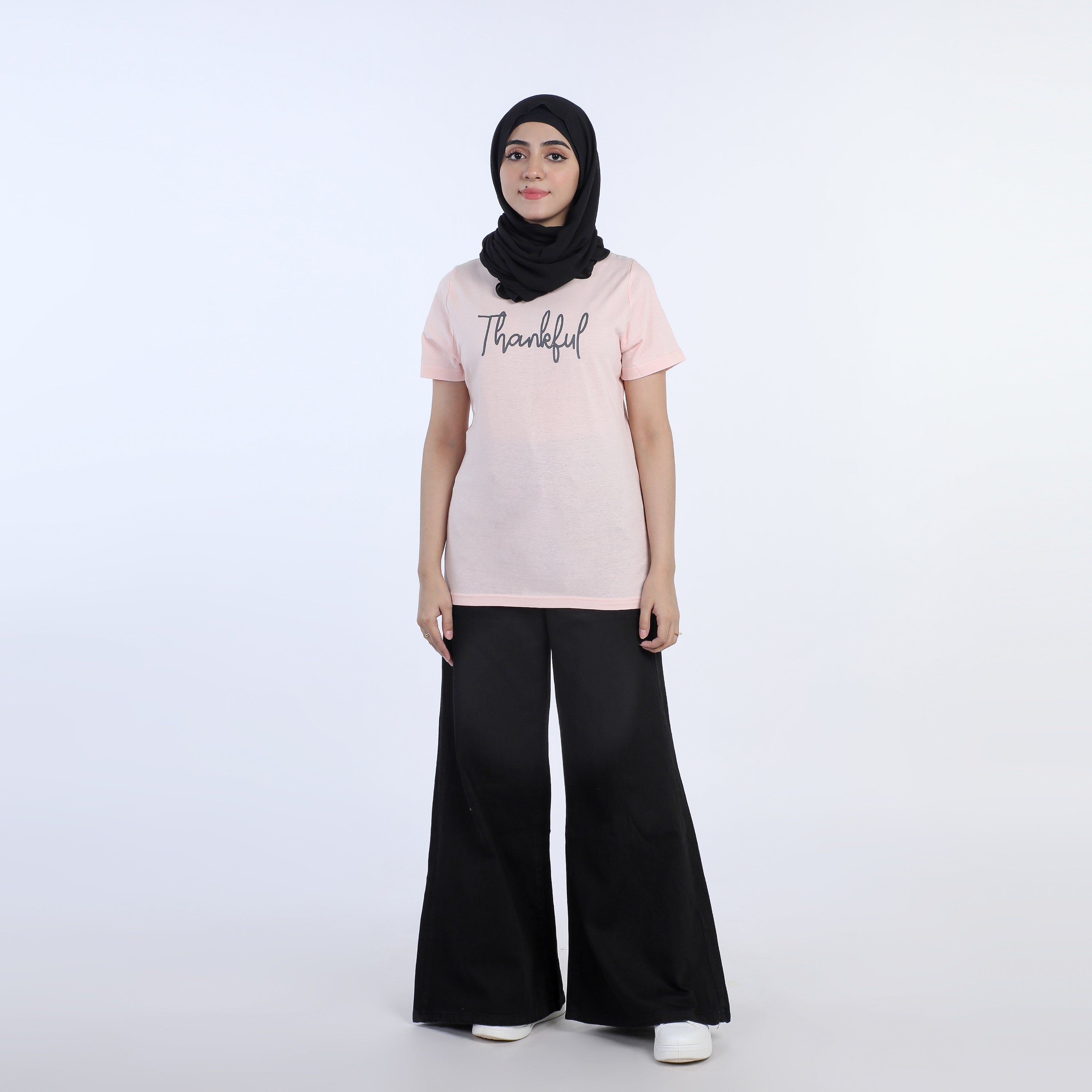 Women's Half Sleeves Printed T-Shirt - Pink, Women T-Shirts & Tops, Chase Value, Chase Value