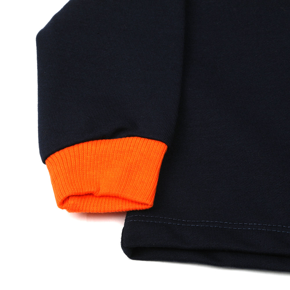 Newborn Girls Full Sleeves Romper Suit - Orange, Newborn Girls Rompers, Chase Value, Chase Value