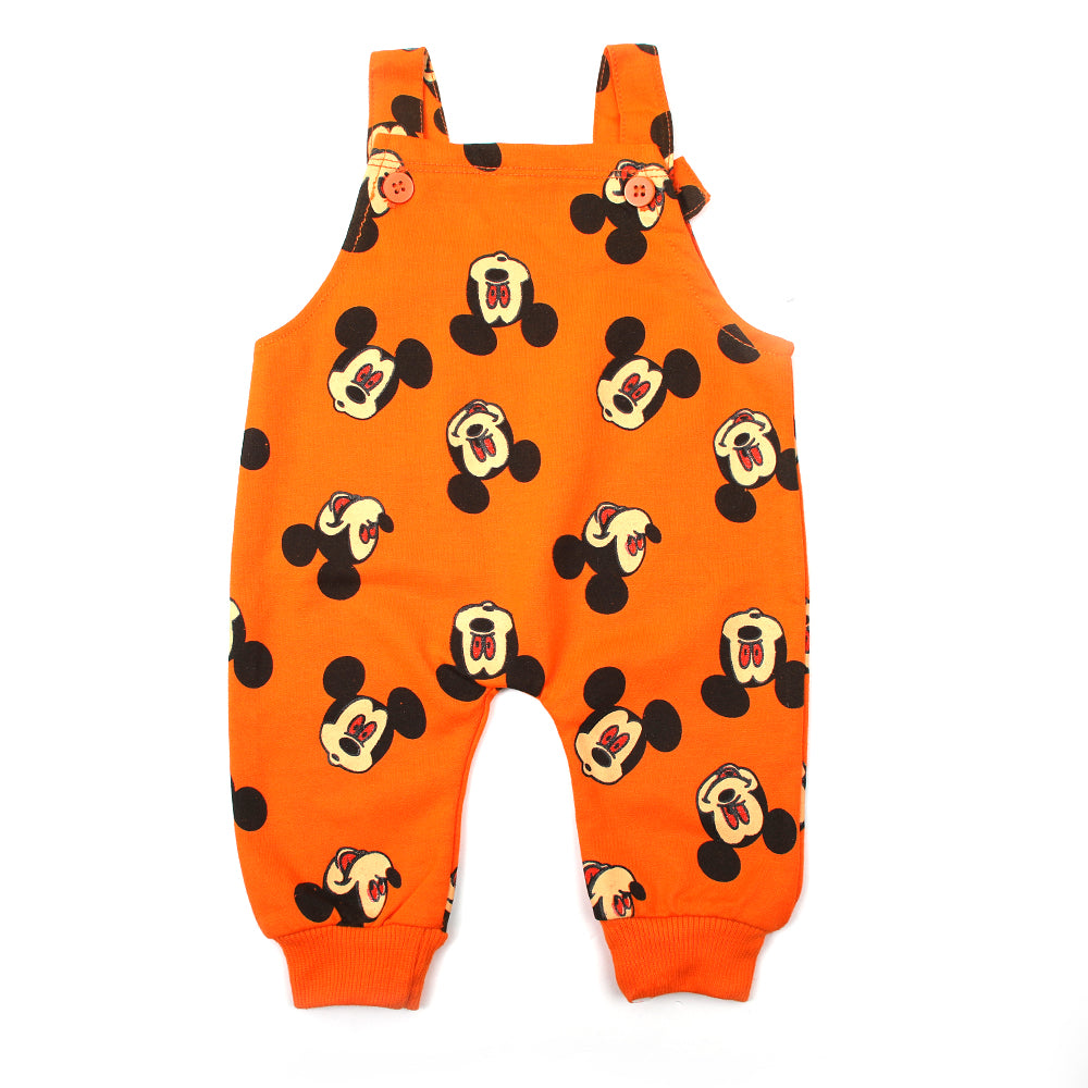 Newborn Girls Full Sleeves Romper Suit - Orange, Newborn Girls Rompers, Chase Value, Chase Value