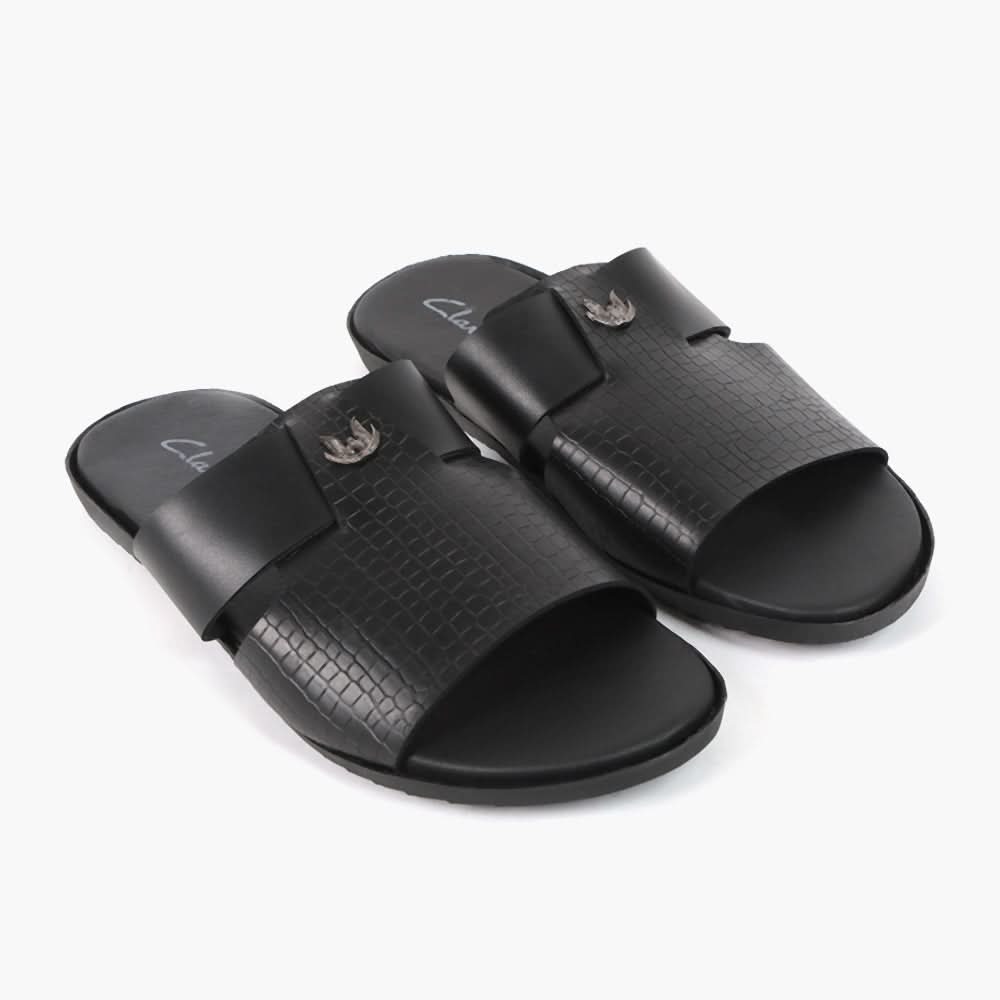 Men's Slipper - Black, Men's Slippers, Chase Value, Chase Value