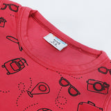 Newborn Boys Sando T-Shirt - Tea Pink, Newborn Boys Shirts & T-Shirts, Chase Value, Chase Value