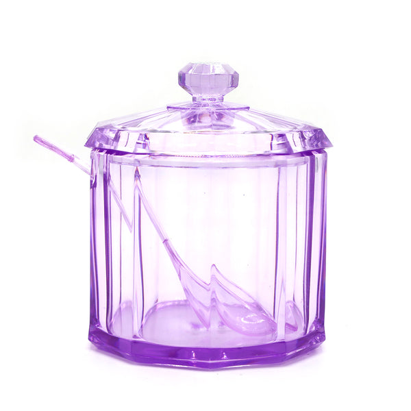 Acrylic Suger Pot - Purple