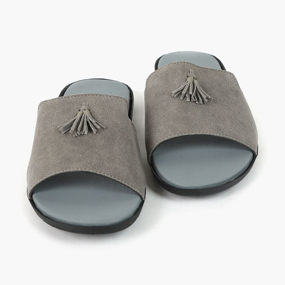 Men's Slipper - Grey, Men's Slippers, Chase Value, Chase Value