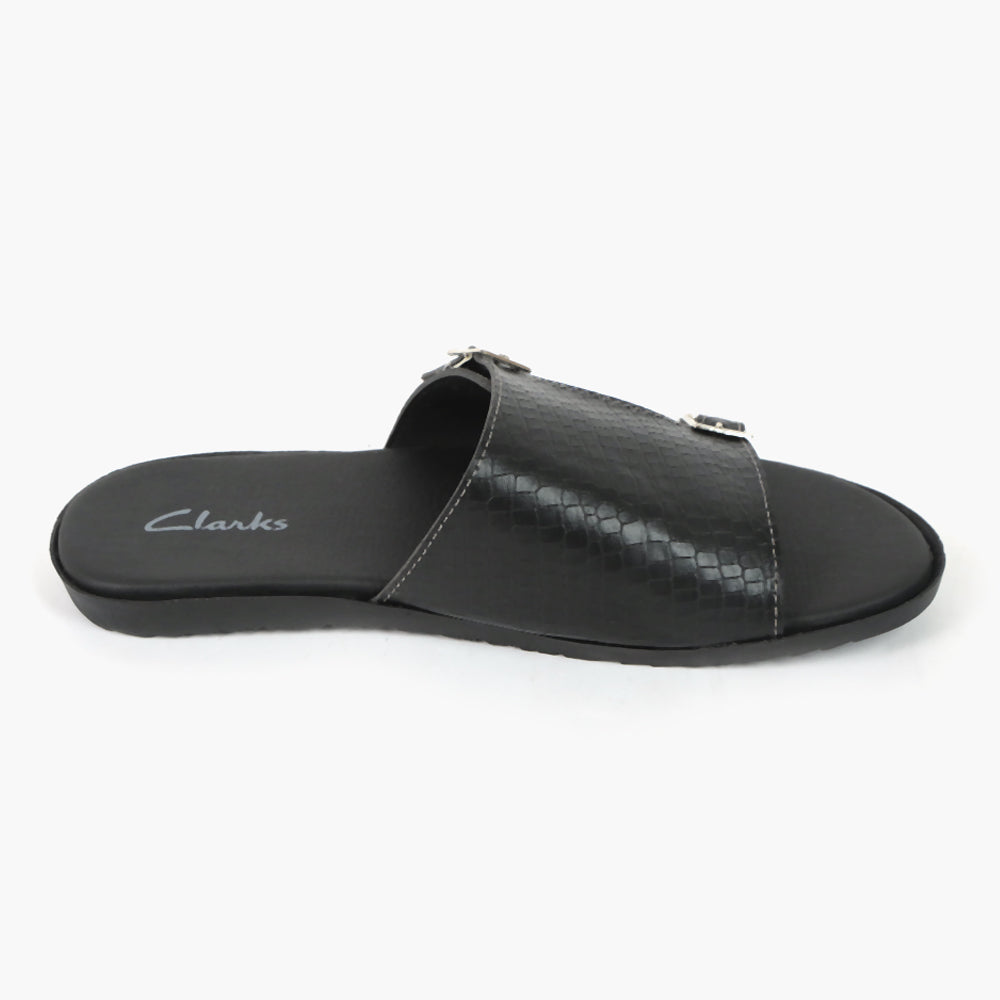 Men's Slipper - Black, Men's Slippers, Chase Value, Chase Value