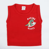 Newborn Boys Sando T-Shirt - Red, Newborn Boys Shirts & T-Shirts, Chase Value, Chase Value
