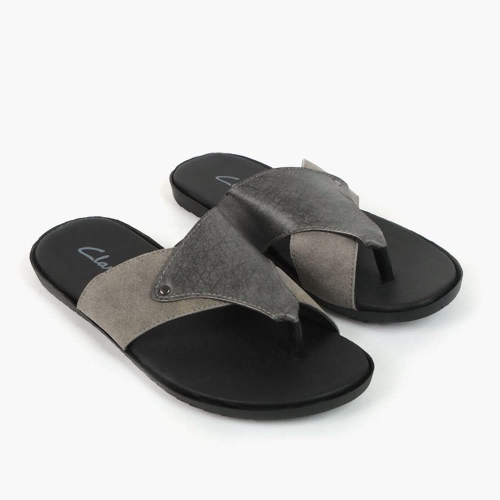 Men's Slipper - Grey, Men's Slippers, Chase Value, Chase Value
