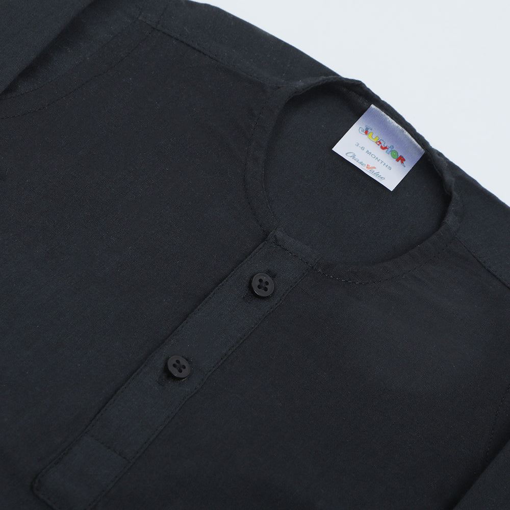 Newborn Boys Kurta Shalwar - Black, Newborn Boys Shalwar Suits, Chase Value, Chase Value