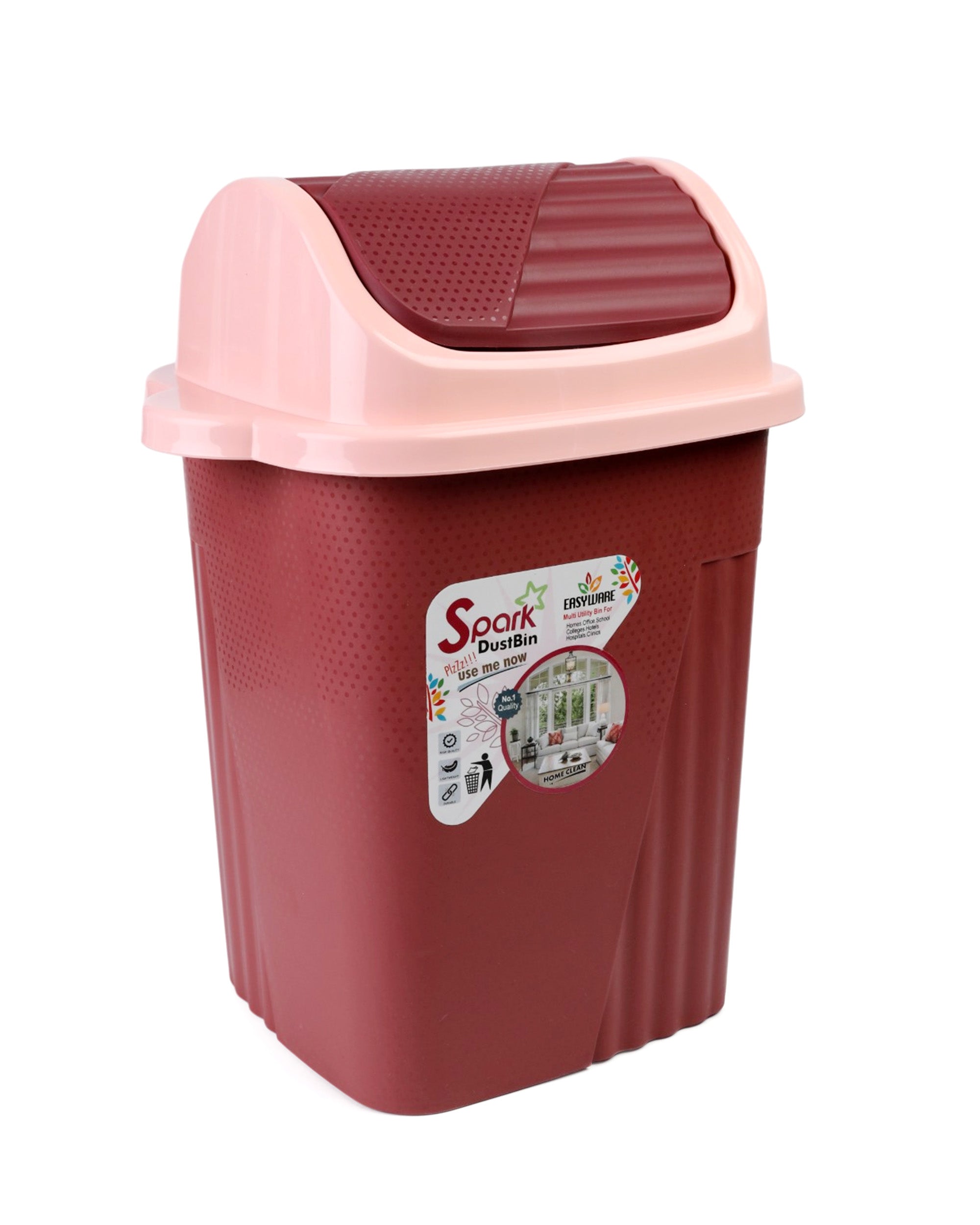 Belli Plastic Spark Dustbin - Large
