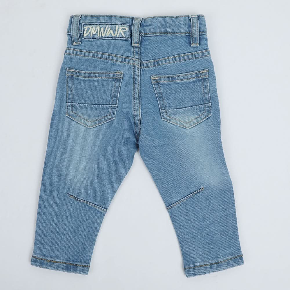 Eminent Newborn Boys Denim Pant - Ice Blue, Newborn Boys Shorts & Pants, Eminent, Chase Value