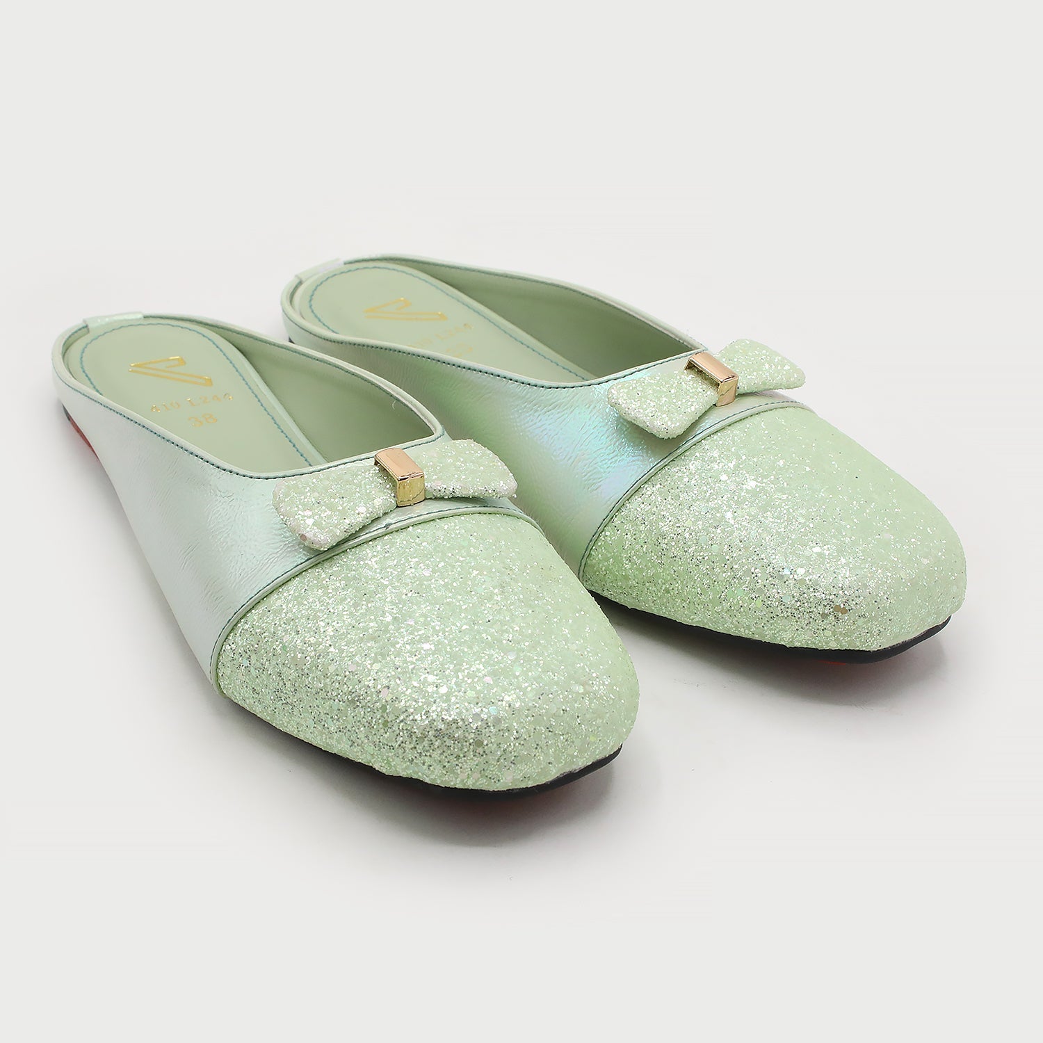 Women's Backless Pump - Green, Women Backless Pumps, Chase Value, Chase Value