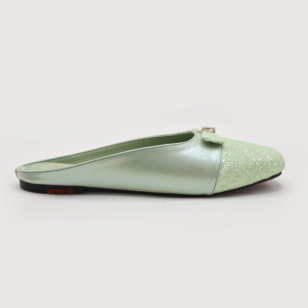 Women's Backless Pump - Green, Women Backless Pumps, Chase Value, Chase Value