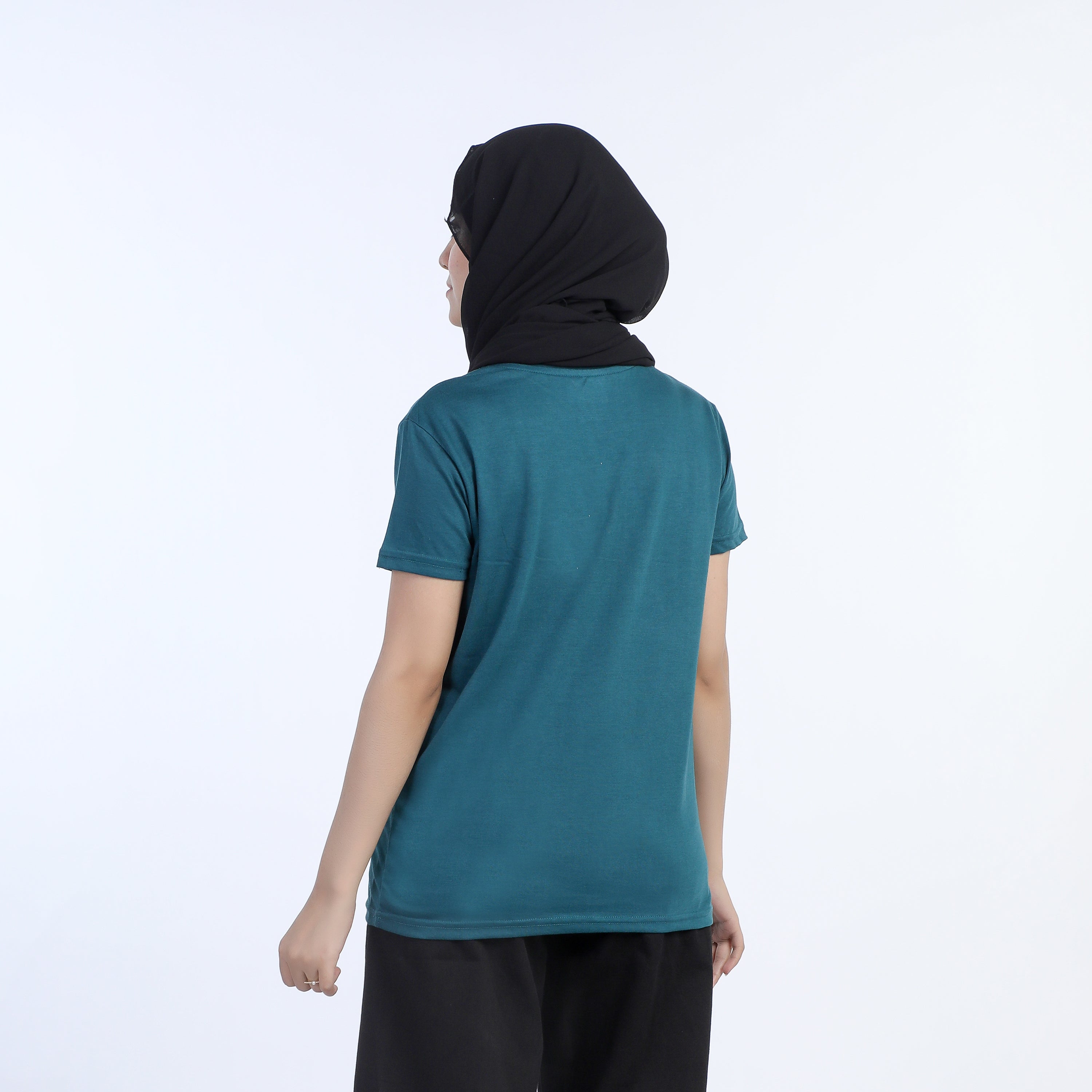 Eminent Women's Printed Half Sleeves T-Shirt - Green, Women T-Shirts & Tops, Eminent, Chase Value