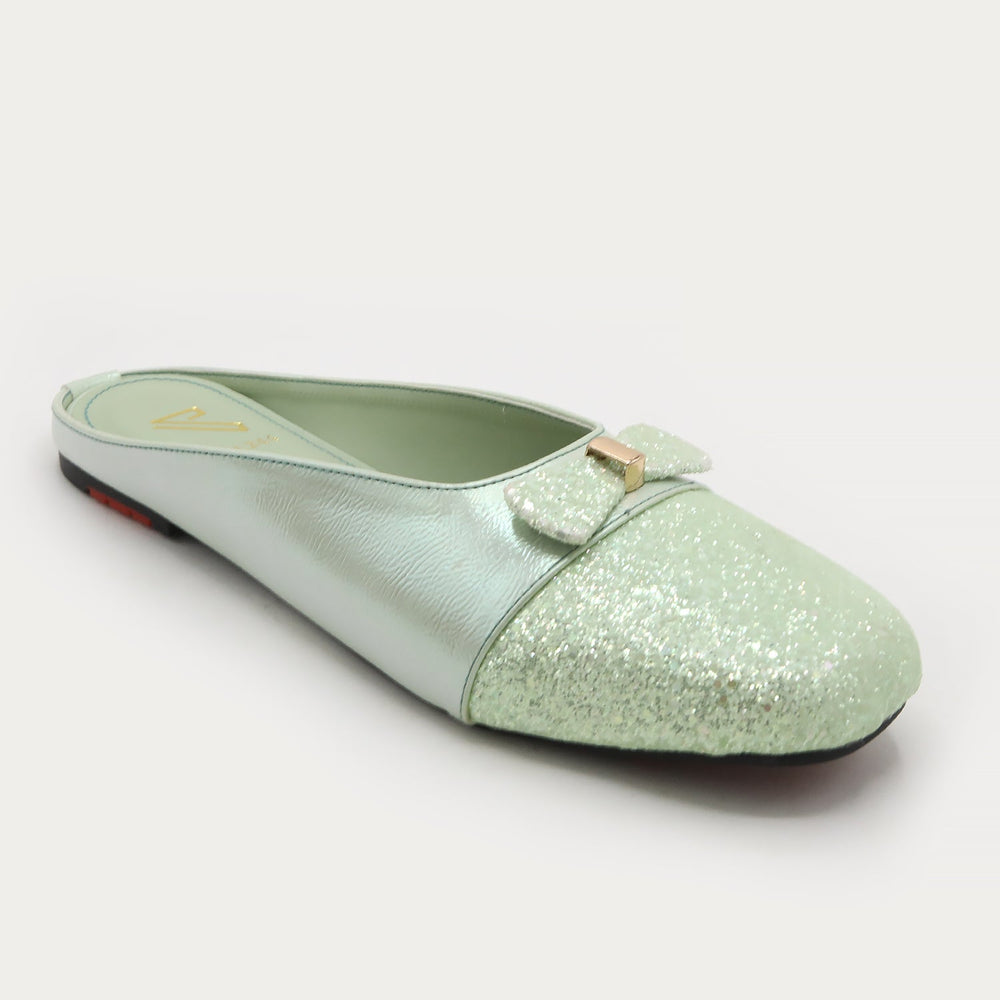 Women's Backless Pump - Green, Women Backless Pumps, Chase Value, Chase Value