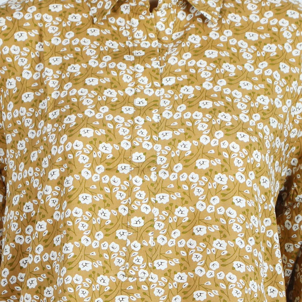 Women's Printed Cord Set - Tan, Women Shalwar Suits, Chase Value, Chase Value