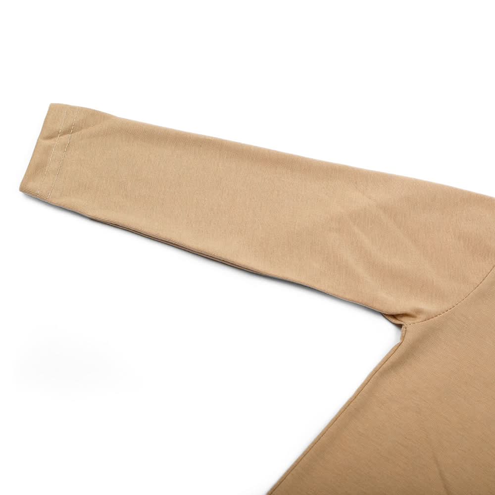 Boys Full Sleeves T-Shirt - Light Brown, Boys T-Shirts, Chase Value, Chase Value
