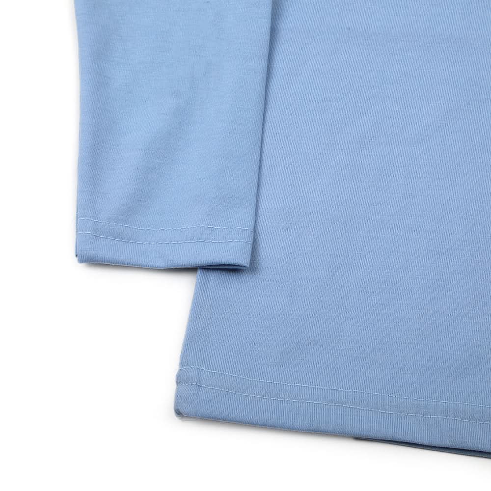 Boys Full Sleeves T-Shirt - Sky Blue, Boys T-Shirts, Chase Value, Chase Value