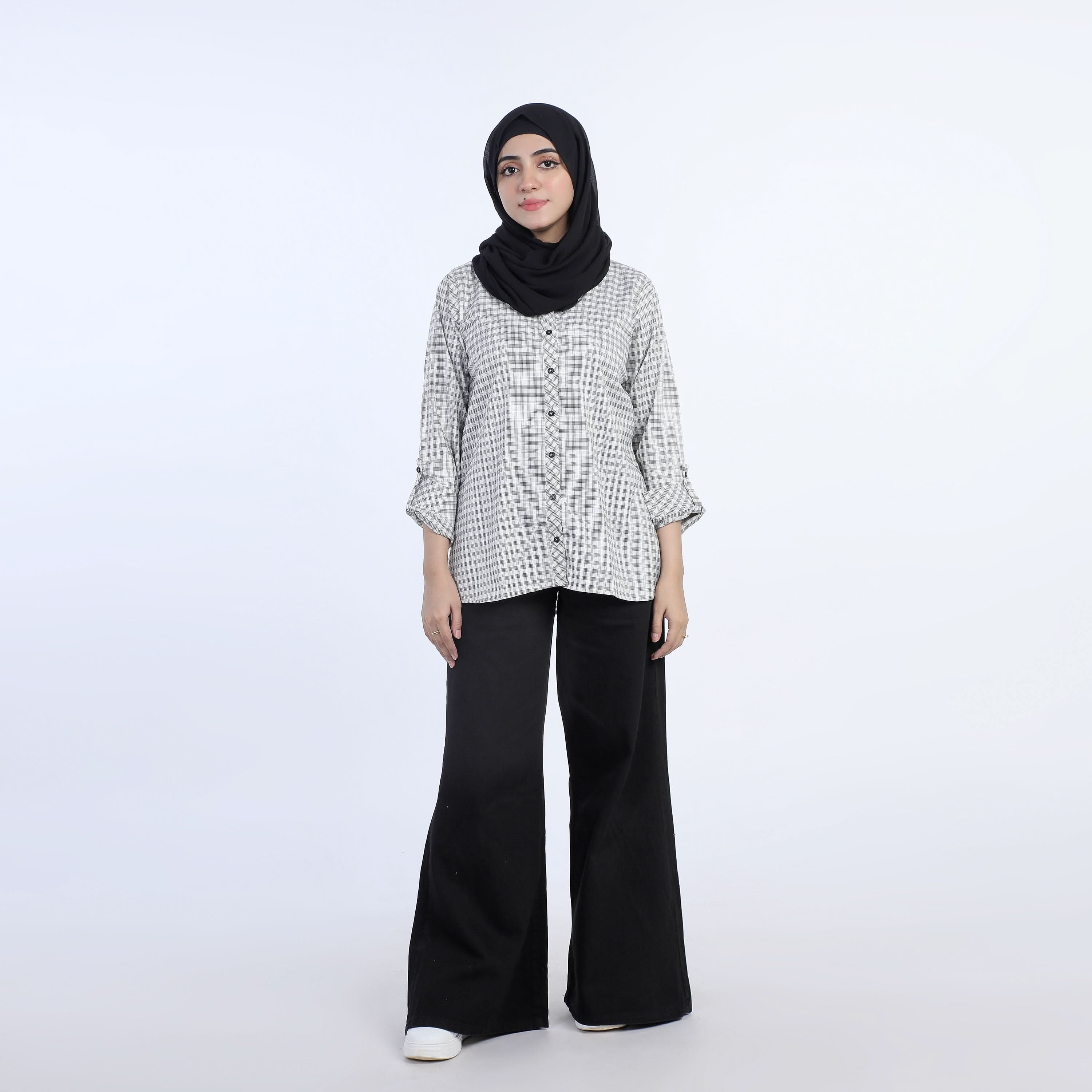 Women's Causal Shirt - White, Women T-Shirts & Tops, Chase Value, Chase Value