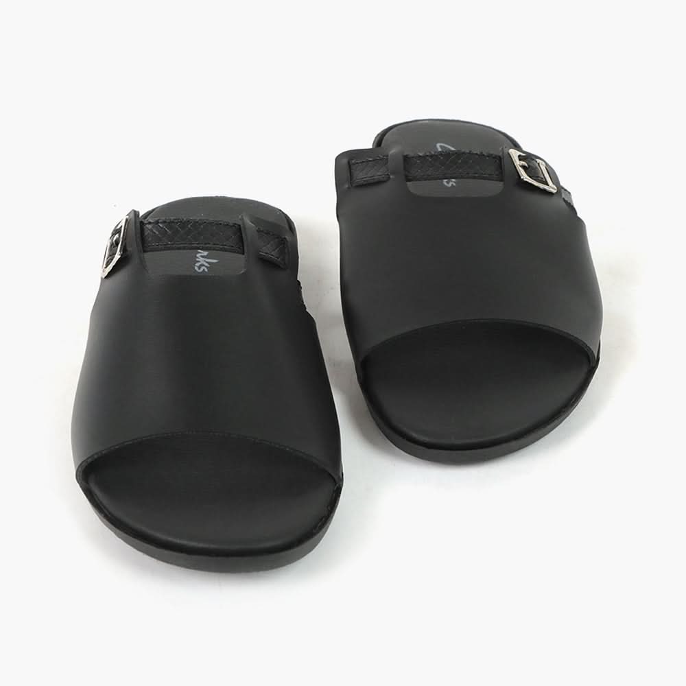 Men's Slipper - Black, Men's Slippers, Chase Value, Chase Value