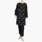 Women's Embroidered Shalwar Suit - Black, Women Shalwar Suits, Chase Value, Chase Value