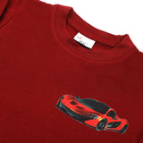 Boys Full Sleeves T-Shirt - Maroon, Boys T-Shirts, Chase Value, Chase Value
