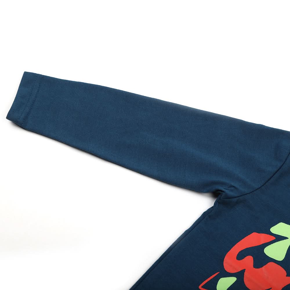 Boys Full Sleeves T-Shirt - Steel Blue, Boys T-Shirts, Chase Value, Chase Value