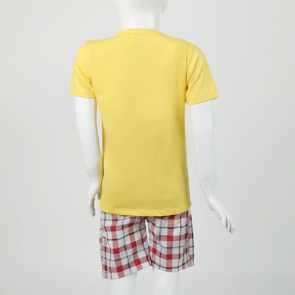 Boys Half Sleeves Suit - Yellow, Boys Sets & Suits, Chase Value, Chase Value