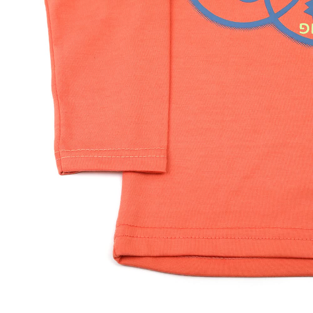 Boys Full Sleeves T-Shirt - Peach, Boys T-Shirts, Chase Value, Chase Value