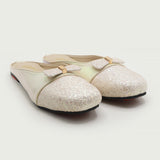 Women's Backless Pump - Cream, Women Backless Pumps, Chase Value, Chase Value