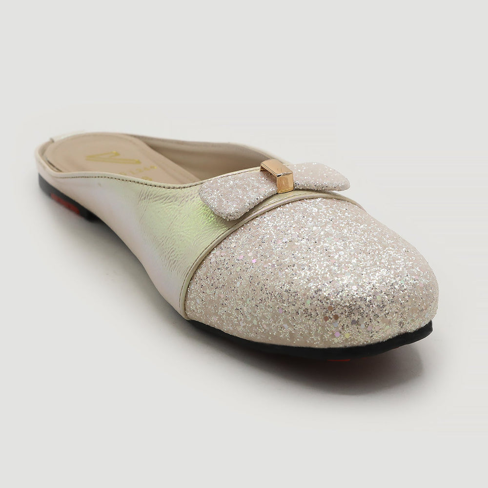 Women's Backless Pump - Silver, Women Backless Pumps, Chase Value, Chase Value