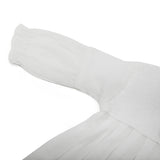 Newborn Girls Full Sleeves Frock - White, Newborn Girls Frocks, Chase Value, Chase Value