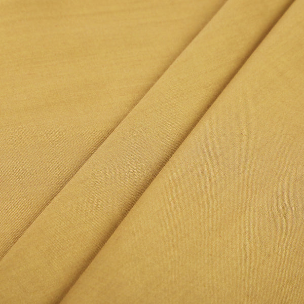 Men's Shabbir Gold Plain Wash & Wear Fabric - 05