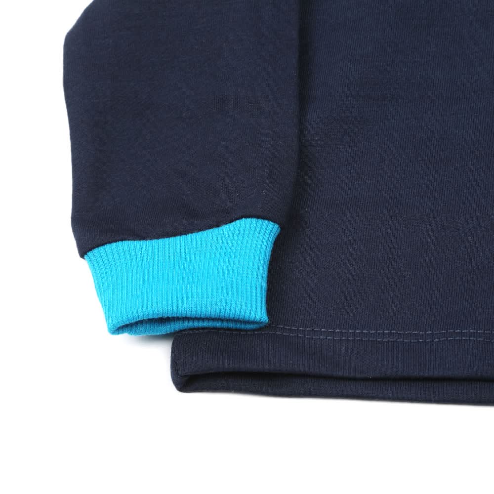 Newborn Girls Full Sleeves Romper Suit - Blue, Newborn Girls Rompers, Chase Value, Chase Value