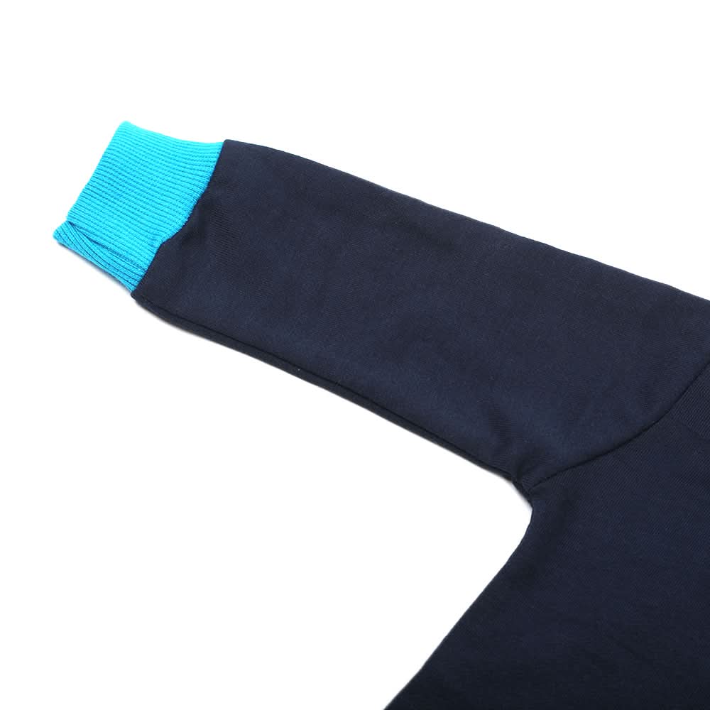 Newborn Girls Full Sleeves Romper Suit - Blue, Newborn Girls Rompers, Chase Value, Chase Value
