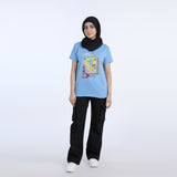 Women's Half Sleeves T-shirt - Blue, Women T-Shirts & Tops, Chase Value, Chase Value