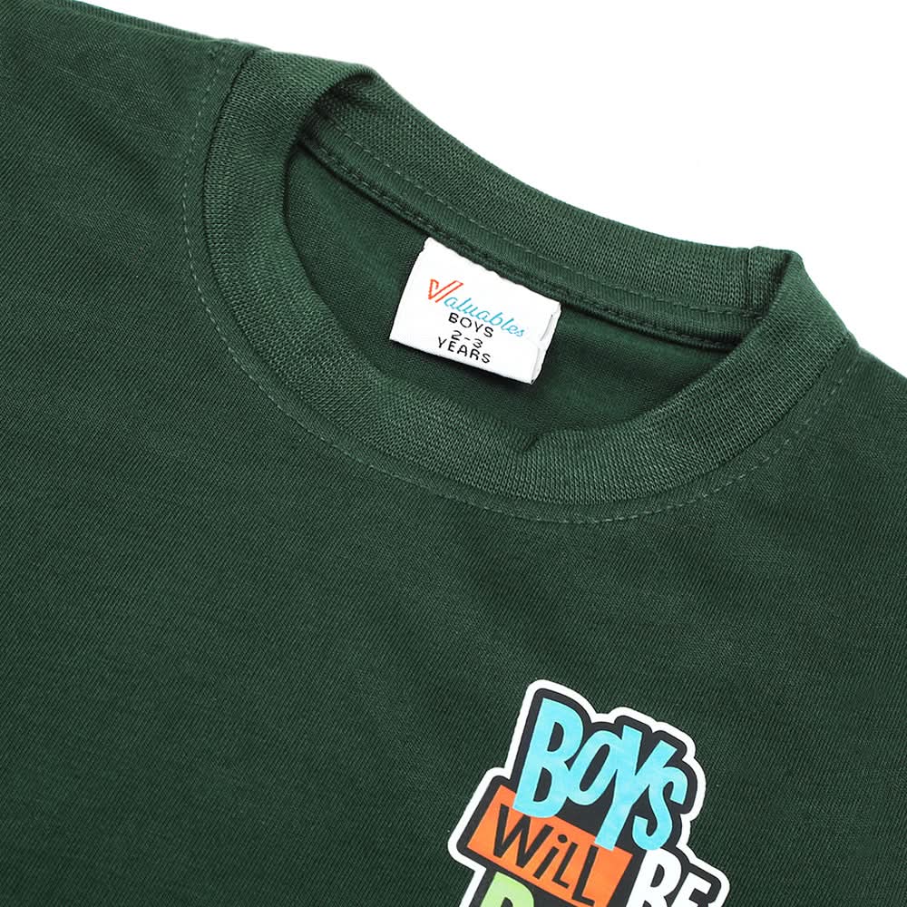 Boys Full Sleeves T-Shirt - Green, Boys T-Shirts, Chase Value, Chase Value